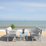 Safavieh Torsla 4Pc Rope Living Set , PAT7520 - Grey/Grey