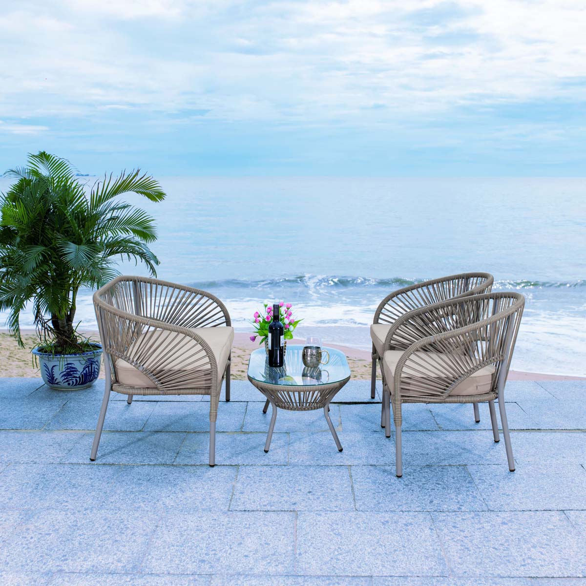 Safavieh Werner 4 Piece Living Sets , PAT7522