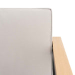 Safavieh Hendor 4 Piece Living Set , PAT7525 - Black Metal /  Grey Cushion