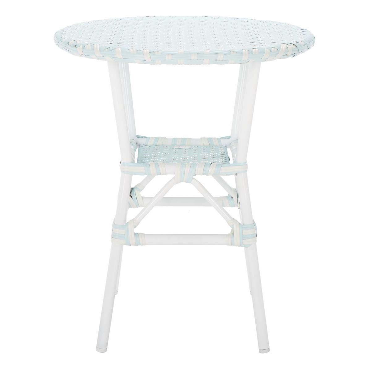 Safavieh California Bistro Table , PAT7536 - Baby Blue / White