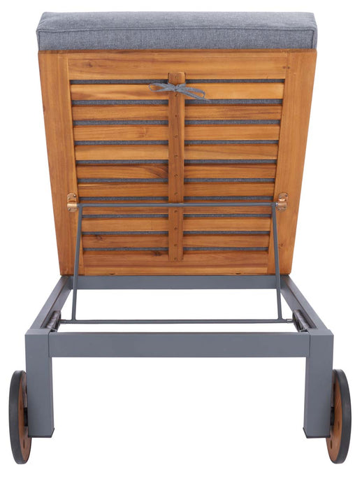 Safavieh Jackman Lounge Chair , PAT7728 - Grey/Grey Cushion