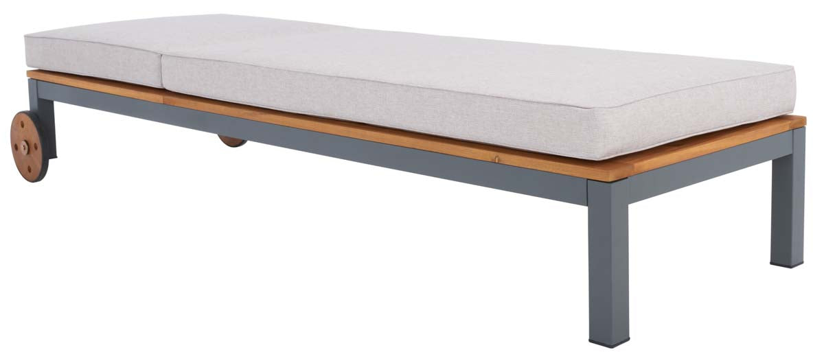 Safavieh Jackman Lounge Chair , PAT7728 - Grey/Light Grey Cushion