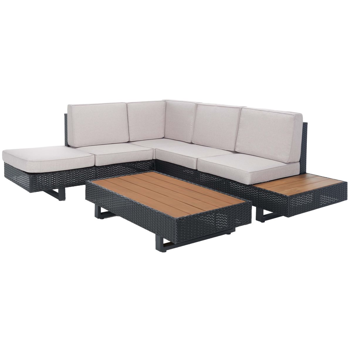 Safavieh Allison Table & 2 Seat 1 Back Cushions , PAT7733