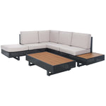 Safavieh Allison Table & 2 Seat 1 Back Cushions , PAT7733