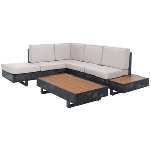 Safavieh Allison Table & 2 Seat 1 Back Cushions , PAT7733