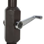 Safavieh Zimmerman 9ft Double Top Market Umbrella , PAT8200 - Black/White