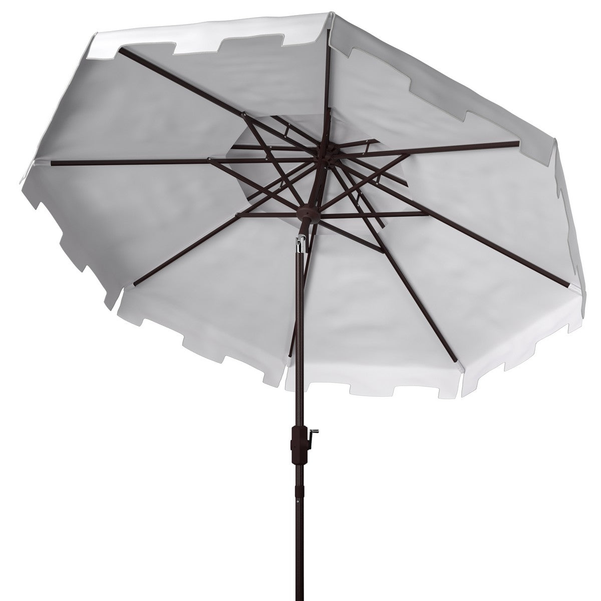 Safavieh Zimmerman 9ft Double Top Market Umbrella , PAT8200 - White