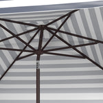 Safavieh Elsa Fashion Line 7.5 Ft Square Umbrella , PAT8403 - Navy/White