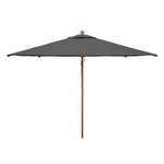 Safavieh Velop 7.5 Ft Square Wooden Pulley Market Umbrella , PAT8409