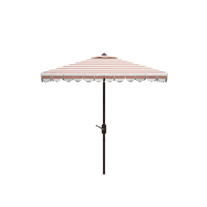 Safavieh Vienna 7.5 Ft Square Crank Umbrella , PAT8411