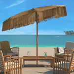 Safavieh Hilo 6.5 Ft Tiki Umbrella