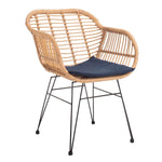 Safavieh Alton 3 Piece Lounge Set , PAT9004 - Natural/Navy