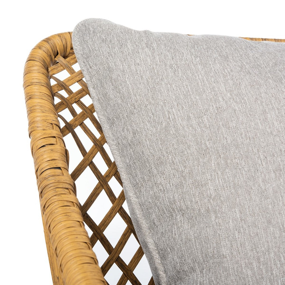 Safavieh Jensen 3Pc Lounge Set , PAT9008 - Natural/Grey