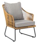 Safavieh Jensen 3Pc Lounge Set , PAT9008 - Natural/Grey