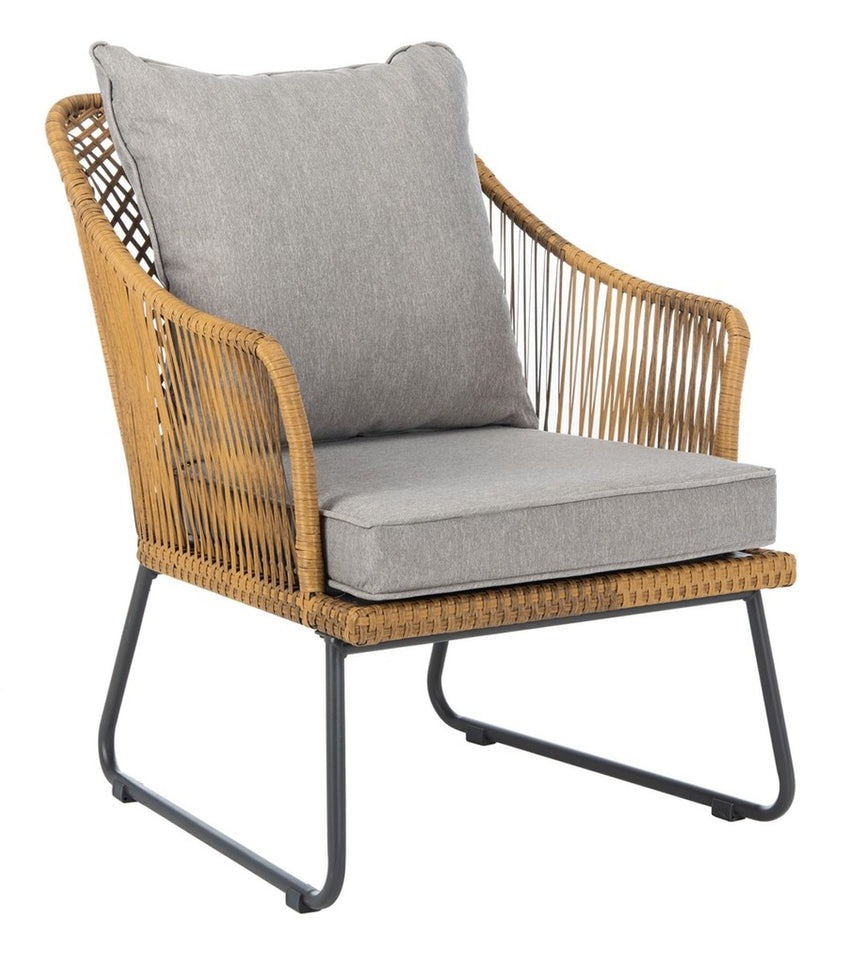 Safavieh Jensen 3Pc Lounge Set , PAT9008 - Natural/Grey