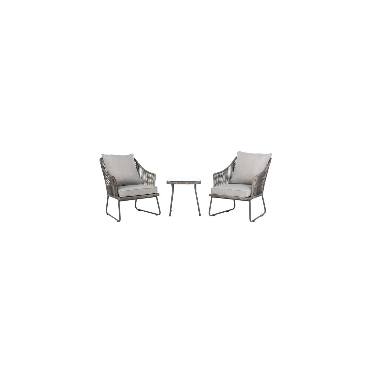 Safavieh Jensen 3Pc Lounge Set , PAT9008 - Grey/Grey