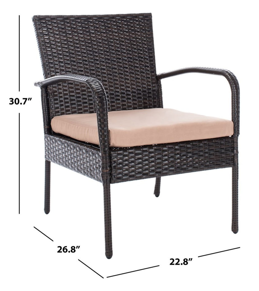 Safavieh Moore 3 Pc Lounge Set , PAT9009 - Natural/Beige