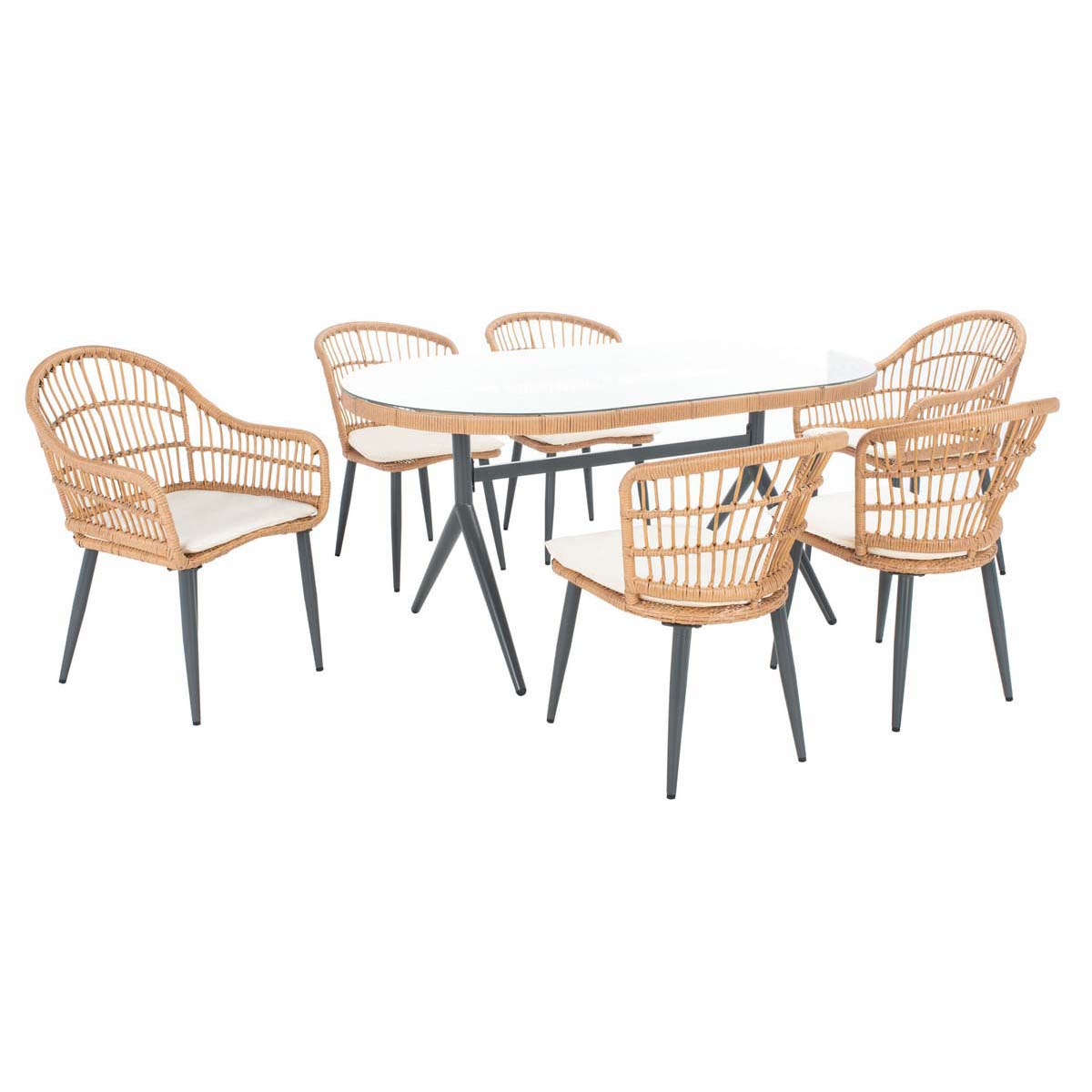Safavieh Genser 7 Piece Dining Set , PAT9011