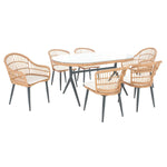 Safavieh Genser 7 Piece Dining Set , PAT9011
