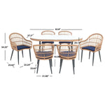 Safavieh Genser 7 Piece Dining Set , PAT9011