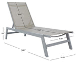Safavieh Fionne Sunlounger , PAT9038 - Silver / Grey