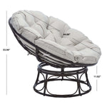 Safavieh Kiraya Papasan Chair , PAT9041 - Brown / Grey