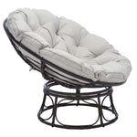 Safavieh Kiraya Papasan Chair , PAT9041 - Brown / Grey