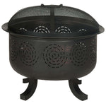 Safavieh Negril Fire Pit , PIT1016 - Copper/Black