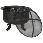 Safavieh Negril Fire Pit , PIT1016 - Copper/Black