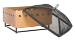 Safavieh Wyatt Square Fire Pit , PIT2004 - Copper/Black