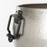 Safavieh Azov Beverage Tub W/Stand , PIT2007 - Pewter/Black