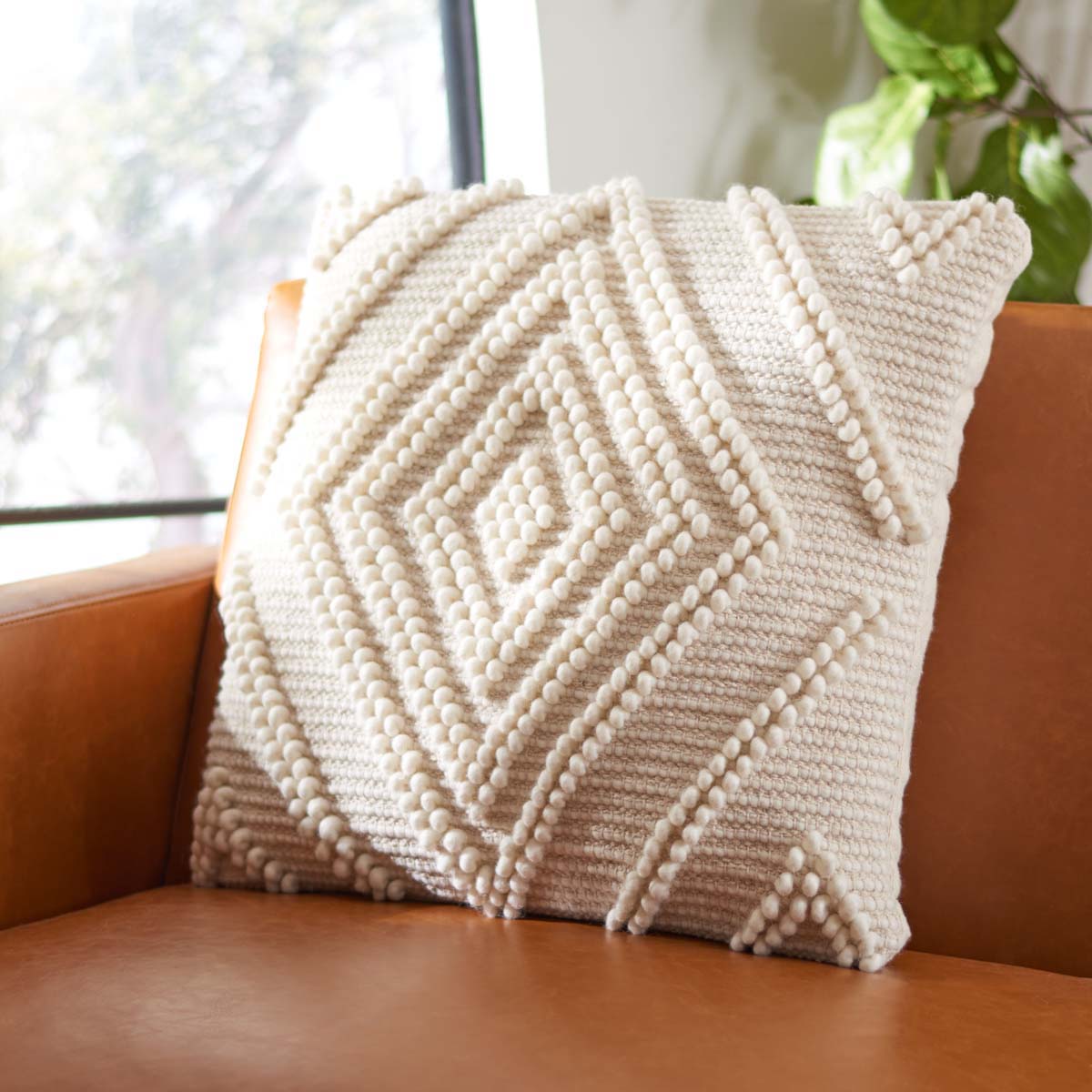 Safavieh Eira Pillow , PLS124 - Ivory