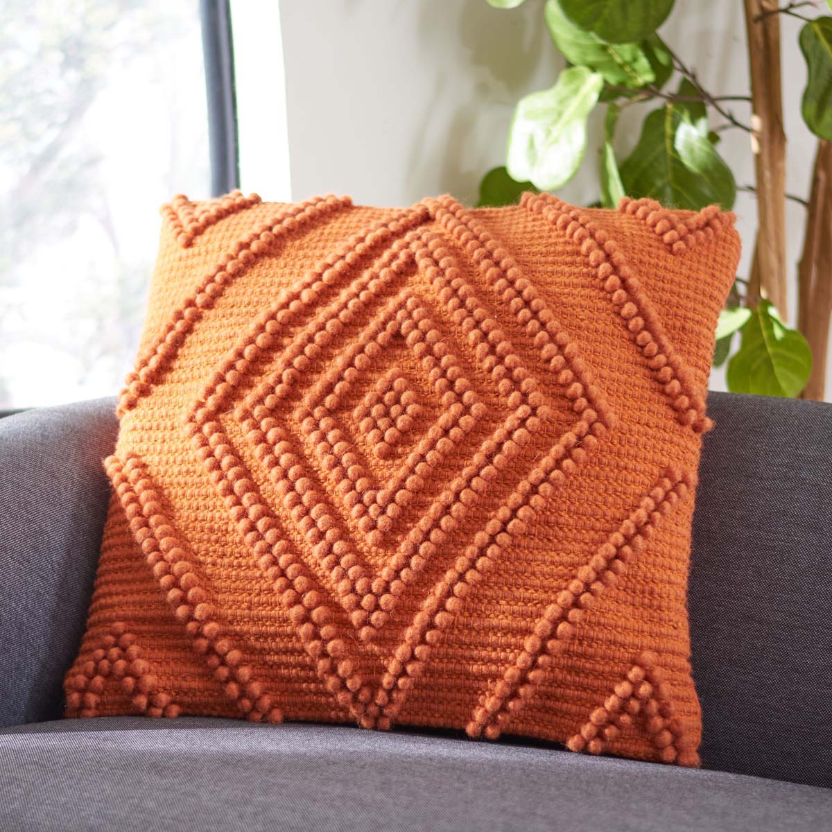 Safavieh Eira Pillow , PLS124 - Rust