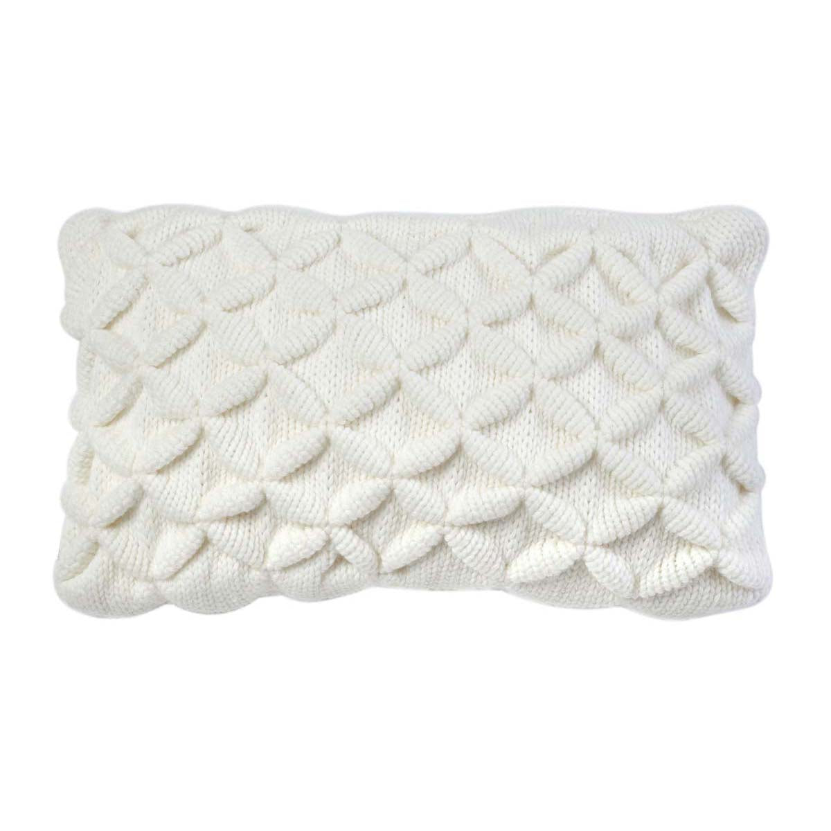 Safavieh 3D Diamond Pillow , PLS189 - Ivory