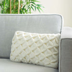 Safavieh 3D Diamond Pillow , PLS189 - Ivory