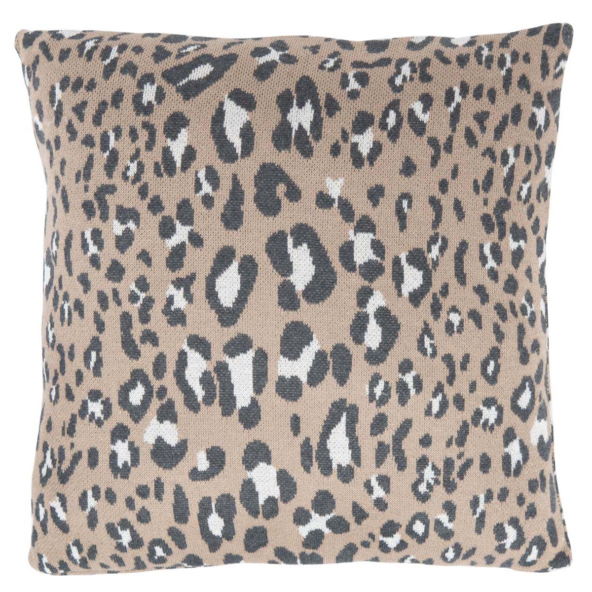 Safavieh Gwynn Leopard Pillow , PLS3003 - Beige / Black