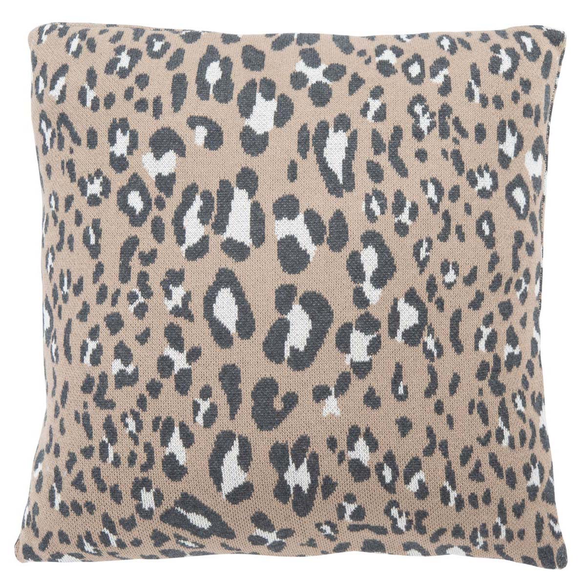 Safavieh Gwynn Leopard Pillow , PLS3003 - Beige / Black