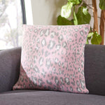 Safavieh Gwynn Leopard Pillow , PLS3003 - Pink / Black