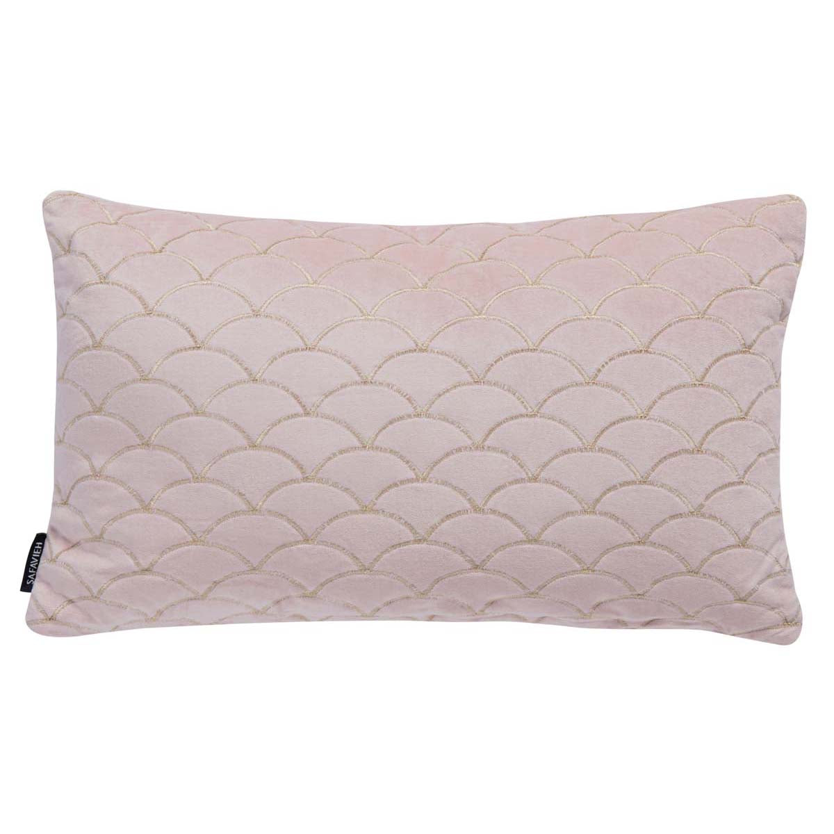 Safavieh Roselen Pillow , PLS6522 - Blush / Gold