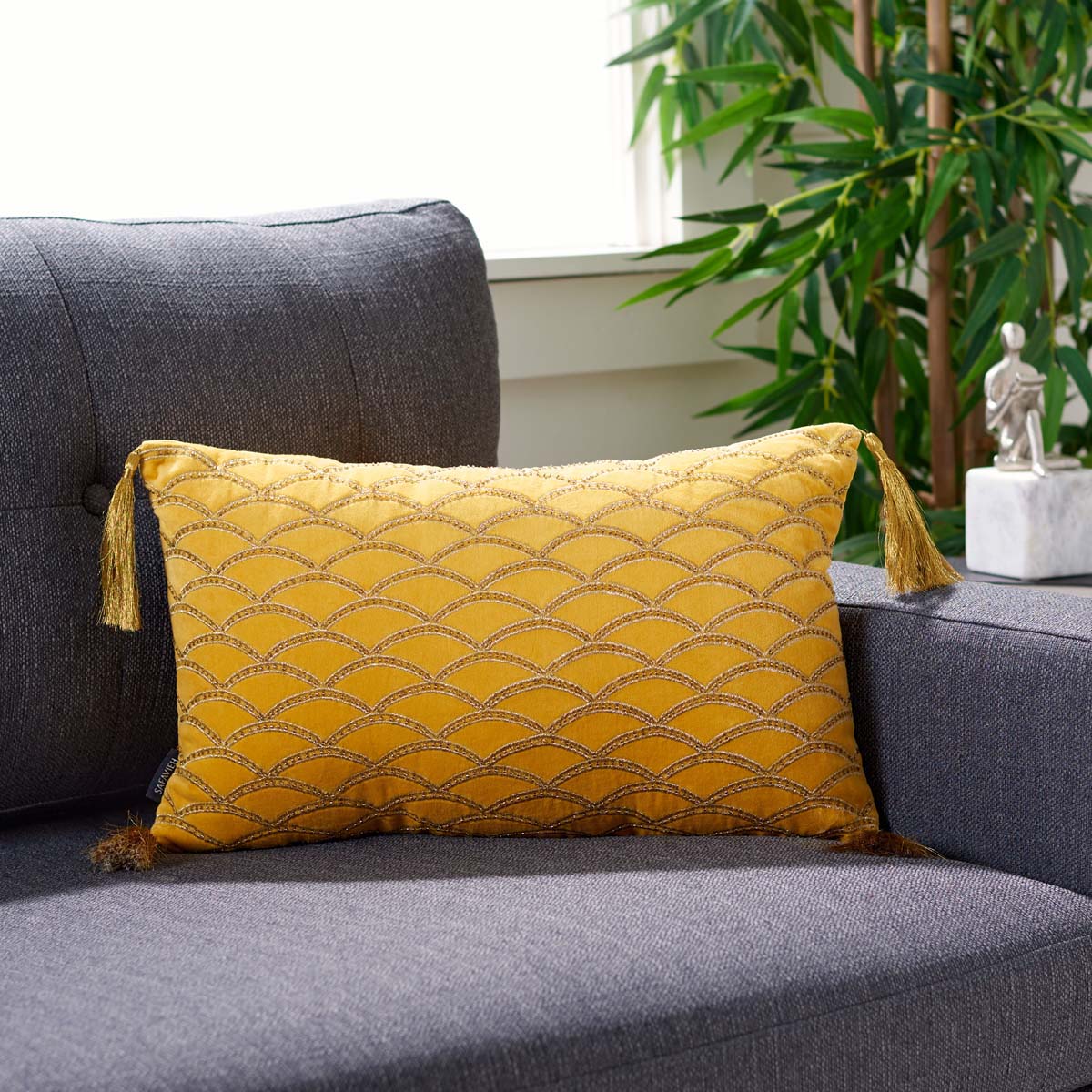 Safavieh Remlin Pillow , PLS6542 - Orange