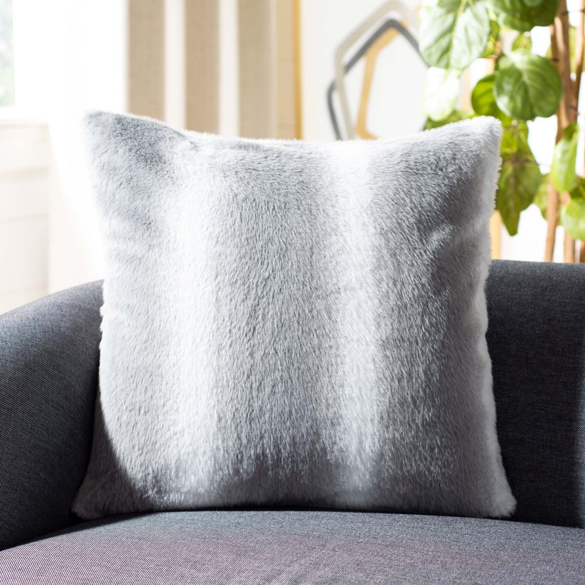 Safavieh Mercia Pillow , PLS7032 - Grey / White