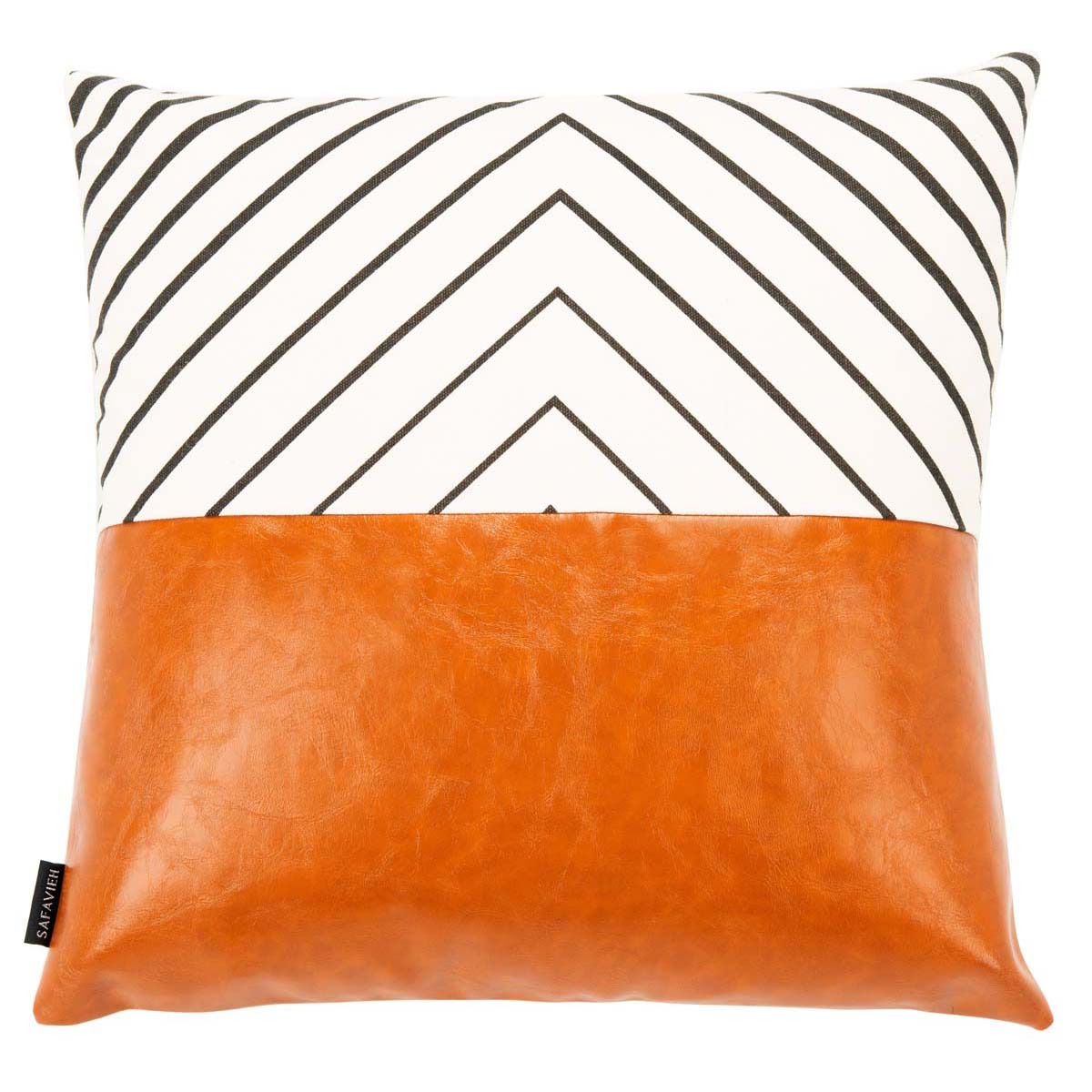 Safavieh Trini Pillow , PLS7181 - Brown / White