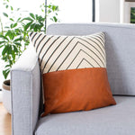 Safavieh Trini Pillow , PLS7181 - Brown / White