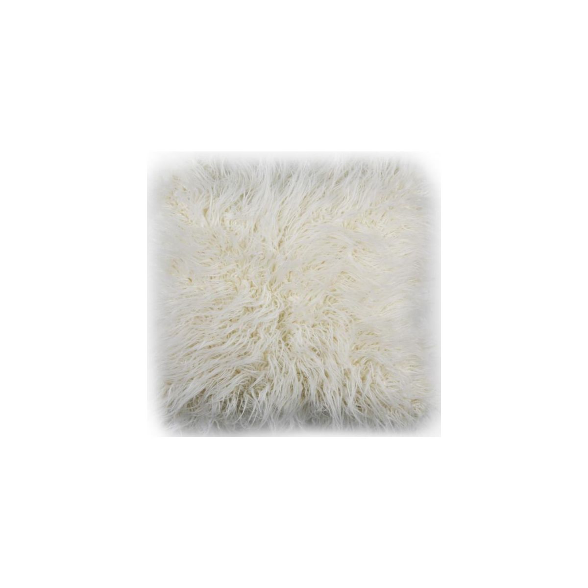 Safavieh Faux Flokati Pillow, PLS733 - Ivory