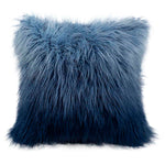 Safavieh Faux Flokati Pillow , PLS733 - Blue