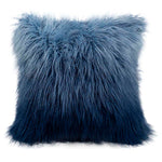 Safavieh Faux Flokati Pillow , PLS733 - Blue