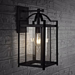 Safavieh Portar Outdoor Wall Lantern, PLT4008 - Black