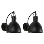 Safavieh Priestly Outdoor Wall Sconce , PLT7020 - Black (Set of 2)