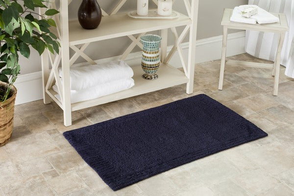Safavieh Resort Plush Bathmat 633 Rug, PMB633 - Navy