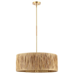 Safavieh Colessa 5 Light Extendable Pendant , PND4187 - Natural / Gold